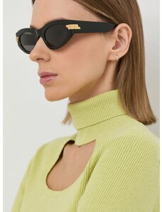 sluneční brýle Bottega Veneta dámské, černá barva