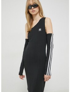 Šaty adidas Originals černá barva, mini