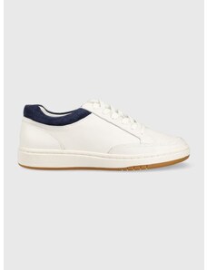 Kožené sneakers boty Lauren Ralph Lauren Hailey bílá barva, 802891469002