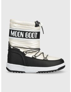 Dětské sněhule Moon Boot béžová barva
