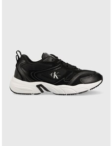 Sneakers boty Calvin Klein Jeans černá barva