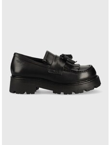 Kožené mokasíny Vagabond Shoemakers COSMO 2.0 dámské, černá barva, na platformě, 5449.201.20