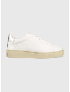 Kožené sneakers boty Gant Julice bílá barva