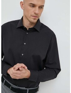 Košile Seidensticker Shaped černá barva, slim, 01.293690