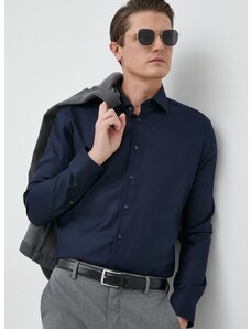 Košile Seidensticker X-Slim tmavomodrá barva, slim, s klasickým límcem, 01.493650