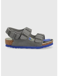 Dětské sandály Birkenstock Milano šedá barva