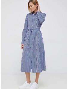 Bavlněné šaty Polo Ralph Lauren midi, 211891430