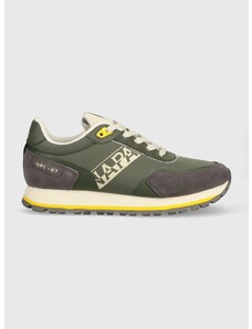 Sneakers boty Napapijri Lotus zelená barva, NP0A4HLG.GAE