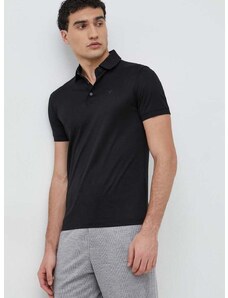 Polo tričko Emporio Armani černá barva, 8N1F98 1JUVZ