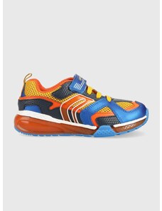 Dětské sneakers boty Geox oranžová barva