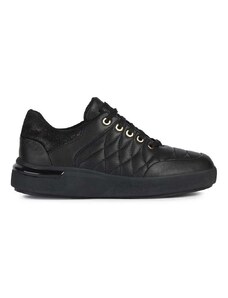 Kožené sneakers boty Geox D DALYLA B černá barva, D26QFB 08577 C9999