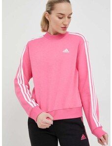 Mikina adidas Dámská, růžová barva, hladká