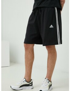 Kraťasy adidas pánské, černá barva