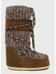 Sněhule Moon Boot Icon Wool hnědá barva, 14027800.SIGARO-SIGARO