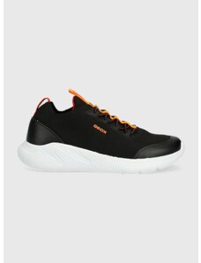 Dětské sneakers boty Geox černá barva