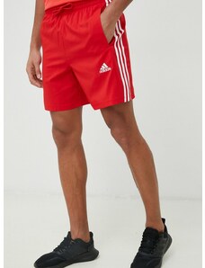 Tréninkové šortky adidas Essentials Chelsea červená barva, IC1486