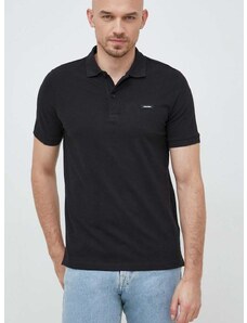 Polo tričko Calvin Klein černá barva, K10K111196