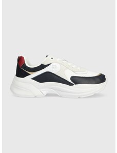 Sneakers boty Tommy Hilfiger ELEVATED CHUNKY RUNNER tmavomodrá barva