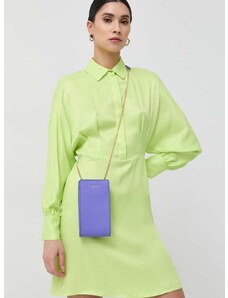 Šaty Liu Jo zelená barva, mini