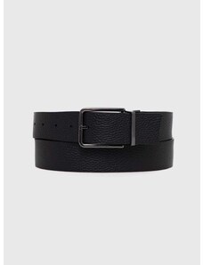 Kožený pásek Calvin Klein pánský, černá barva, K50K510363