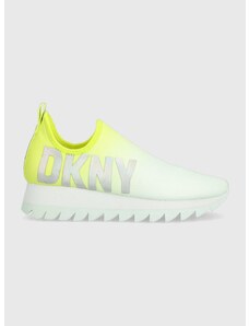 Sneakers boty Dkny AZER zelená barva, K4273491