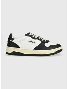 Kožené sneakers boty Karl Lagerfeld KREW KL černá barva, KL53020