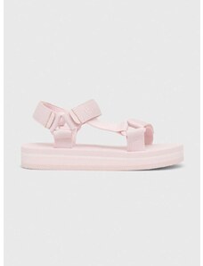 Dětské sandály Polo Ralph Lauren růžová barva