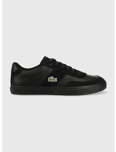 Kožené sneakers boty Lacoste COURT-MASTER PRO černá barva, 44SMA0084