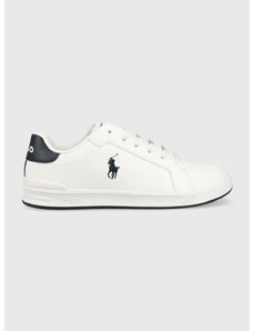 Dětské sneakers boty Polo Ralph Lauren bílá barva