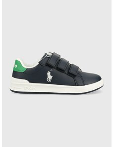 Dětské sneakers boty Polo Ralph Lauren tmavomodrá barva