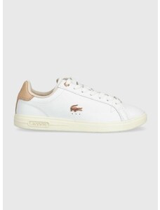 Kožené sneakers boty Lacoste GRADUATE PRO bílá barva, 44SFA0062
