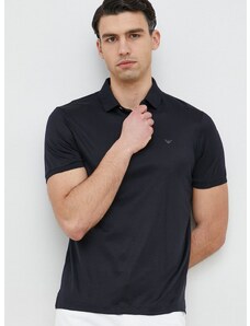 Polo tričko Emporio Armani tmavomodrá barva, 8N1F96 1JUVZ