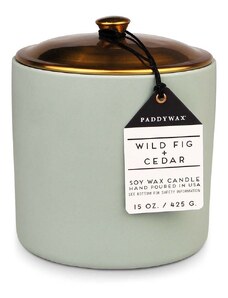 Vonná sójová svíčka Paddywax Wild Fig & Cedar 425 g