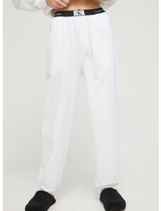 Bavlněné kalhoty Calvin Klein Underwear bílá barva, 000QS6943E