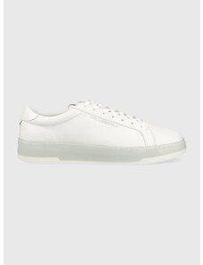 Kožené sneakers boty Karl Lagerfeld KOURT III bílá barva, KL51515