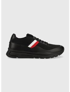 Sneakers boty Tommy Hilfiger PREMIUM LIGHTWEIGHT RUNNER KNIT černá barva