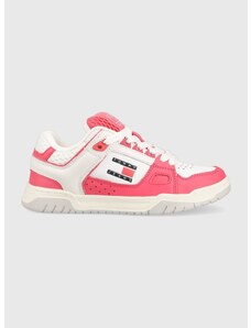 Sneakers boty Tommy Jeans WMNS SKATE SNEAKER růžová barva
