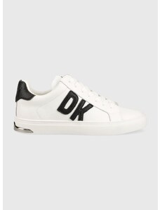 Kožené sneakers boty Dkny ABENI bílá barva, K1497456