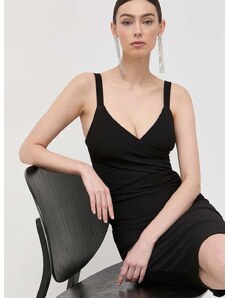 Šaty Armani Exchange černá barva, mini, 8NYA97 YJ83Z NOS