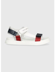 Dětské sandály Tommy Hilfiger bílá barva