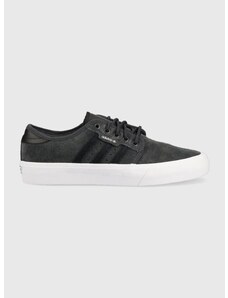 Semišové tenisky adidas Originals černá barva
