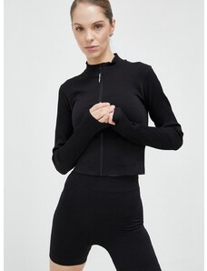 Tréninková mikina Calvin Klein Performance Essentials černá barva