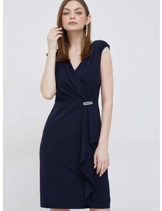 Šaty Lauren Ralph Lauren tmavomodrá barva, mini, 253906356
