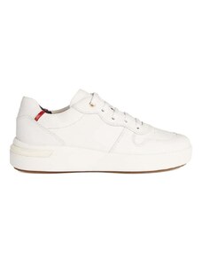 Kožené sneakers boty Geox D DALYLA bílá barva, D35QFA 00085 C1Z7Y