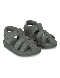 Dětské sandály Konges Sløjd šedá barva