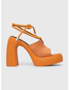 Sandály Karl Lagerfeld ASTRAGON HI oranžová barva, KL33725