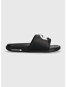 Pantofle Lacoste CROCO DUALISTE dámské, černá barva, 43CFA0040