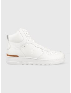 Sneakers boty Polo Ralph Lauren Masters Mid bílá barva, 809891805001