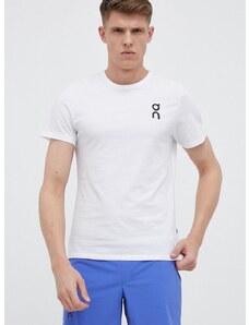 Tričko On-running bílá barva, s potiskem