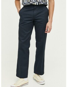 Kalhoty Dickies 874 pánské, tmavomodrá barva, jednoduché, DK0A4XK6DNX1-DARKNAVY